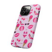Load image into Gallery viewer, Hot Pink Summer iPhone &quot;Tough&quot; Case (Pink)
