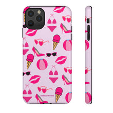 Load image into Gallery viewer, Hot Pink Summer iPhone &quot;Tough&quot; Case (Pink)
