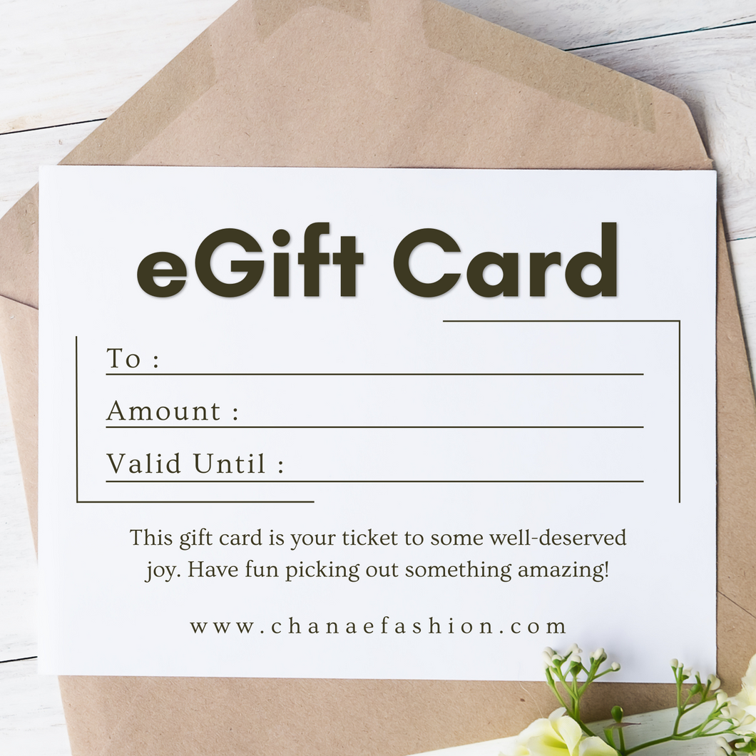 CHANAÉ | Gift Card (Digital)