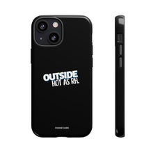 Cargar imagen en el visor de la galería, Outside Hot (AS RH) iPhone &quot;Tough&quot; Case (Black)
