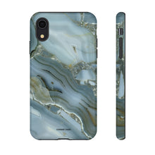 Load image into Gallery viewer, Yaru Marble iPhone &quot;Tough&quot; Case (Blue-Grey)
