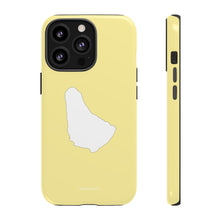 Load image into Gallery viewer, Map of Barbados iPhone &quot;Tough&quot; Case (Yellow)
