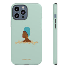 Load image into Gallery viewer, Melanin Magic iPhone &quot;Tough&quot; Case (Grayed Jade)
