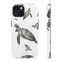 Load image into Gallery viewer, Caribbean Sea Turtle iPhone &quot;Tough&quot; Case (White)
