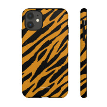 Cargar imagen en el visor de la galería, Tiger Print iPhone &quot;Tough&quot; Case (White/Brown)
