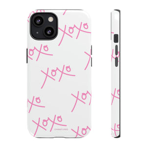 Hugs & Kisses iPhone "Tough" Case (White)