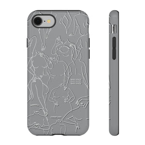 Love Your Body iPhone "Tough" Case (Grey)