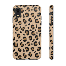 Cargar imagen en el visor de la galería, Cheetah Print iPhone &quot;Tough&quot; Case (Tan)

