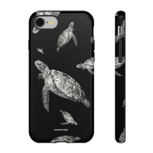 Cargar imagen en el visor de la galería, Caribbean Sea Turtle iPhone &quot;Tough&quot; Case (Black)
