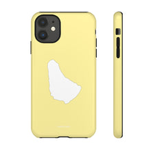 Load image into Gallery viewer, Map of Barbados iPhone &quot;Tough&quot; Case (Yellow)
