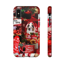 Load image into Gallery viewer, &#39;Tis The Season Aesthetic iPhone &quot;Tough&quot; Case (Red)
