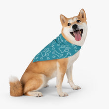 Load image into Gallery viewer, Cosmo Classic Pet Bandana (Teal)
