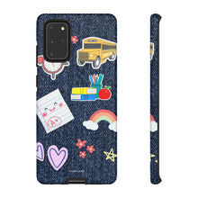 Load image into Gallery viewer, Back To School Samsung &quot;Tough&quot; Case (Blue Denim)

