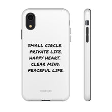 Load image into Gallery viewer, Peaceful Life iPhone &quot;Tough&quot; Case (White)
