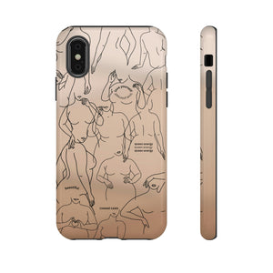 Love Your Body iPhone "Tough" Case (Nude)