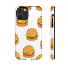 Load image into Gallery viewer, Burger iPhone &quot;Tough&quot; Case (White)
