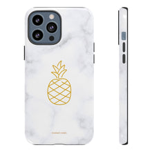 Load image into Gallery viewer, Pineapple Marble iPhone &quot;Tough&quot; Case (White)
