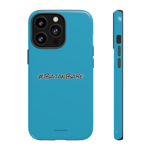 #BajanBabe iPhone "Tough" Case (Turquoise)