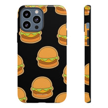 Load image into Gallery viewer, Burger iPhone &quot;Tough&quot; Case (Black)
