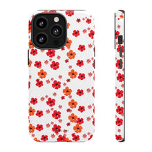 Load image into Gallery viewer, Raining Flowers iPhone &quot;Tough&quot; Case (White)

