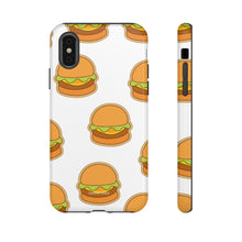 Load image into Gallery viewer, Burger iPhone &quot;Tough&quot; Case (White)
