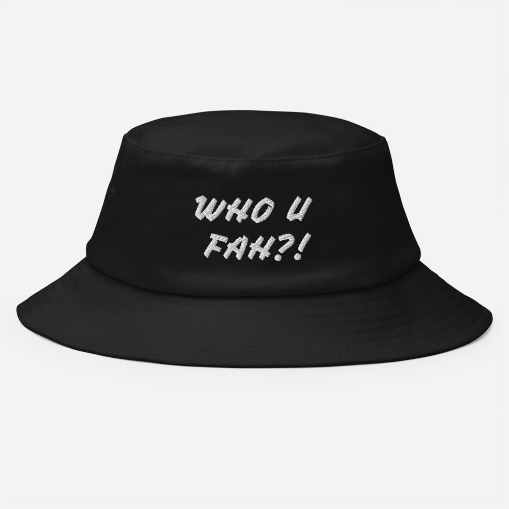 Who U Fah?! Cayman Bucket Hat