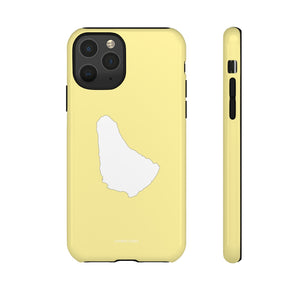 Map of Barbados iPhone "Tough" Case (Yellow)