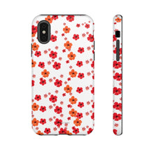 Load image into Gallery viewer, Raining Flowers iPhone &quot;Tough&quot; Case (White)
