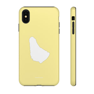 Map of Barbados iPhone "Tough" Case (Yellow)