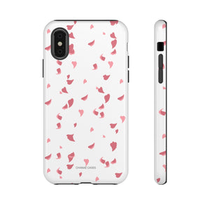 Spring Petals iPhone "Tough" Case (White)