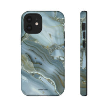 Load image into Gallery viewer, Yaru Marble iPhone &quot;Tough&quot; Case (Blue-Grey)
