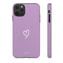 Load image into Gallery viewer, Spread Love iPhone &quot;Tough&quot; Case (Lilac)

