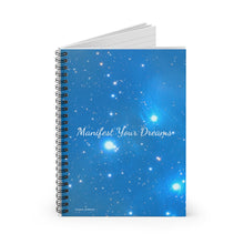 Load image into Gallery viewer, Manifest Your Dreams Journal (Blue)
