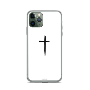 Christian Cross iPhone Case (White)