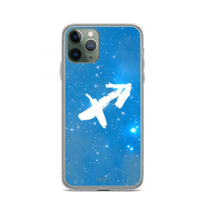 Sagittarius iPhone Case (Blue)