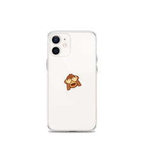Monkey Emoji iPhone Case (Clear)