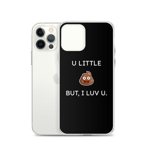 I LUV U Emoji iPhone Case (Black)