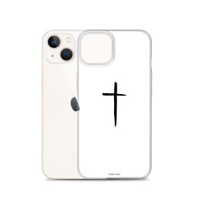 Cargar imagen en el visor de la galería, Christian Cross iPhone Case (White)
