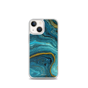 Primo Marble iPhone Case (Teal)