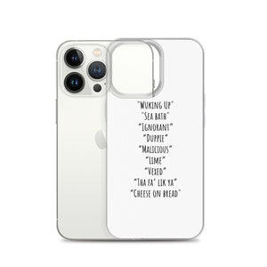 "Issa Bajan" iPhone Case (White)