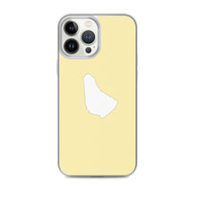 Load image into Gallery viewer, Map of Barbados iPhone Case (Yellow)
