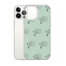 Load image into Gallery viewer, Spiritual Cat iPhone Case (Grayed Jade)
