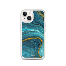 Load image into Gallery viewer, Primo Marble iPhone Case (Teal)
