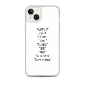 "Issa Bajan" iPhone Case (White)