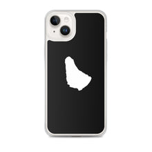 Load image into Gallery viewer, Map of Barbados iPhone Case (Black)
