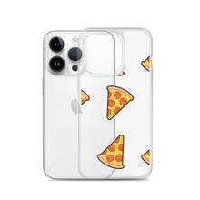 Load image into Gallery viewer, Pizza Emoji iPhone Case (Clear)

