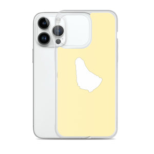 Map of Barbados iPhone Case (Yellow)