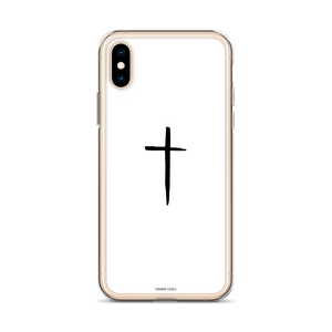Christian Cross iPhone Case (White)