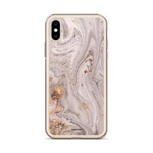 Bourbon Marble iPhone Case (Peanut)