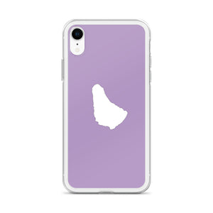 Map of Barbados iPhone Case (Purple)
